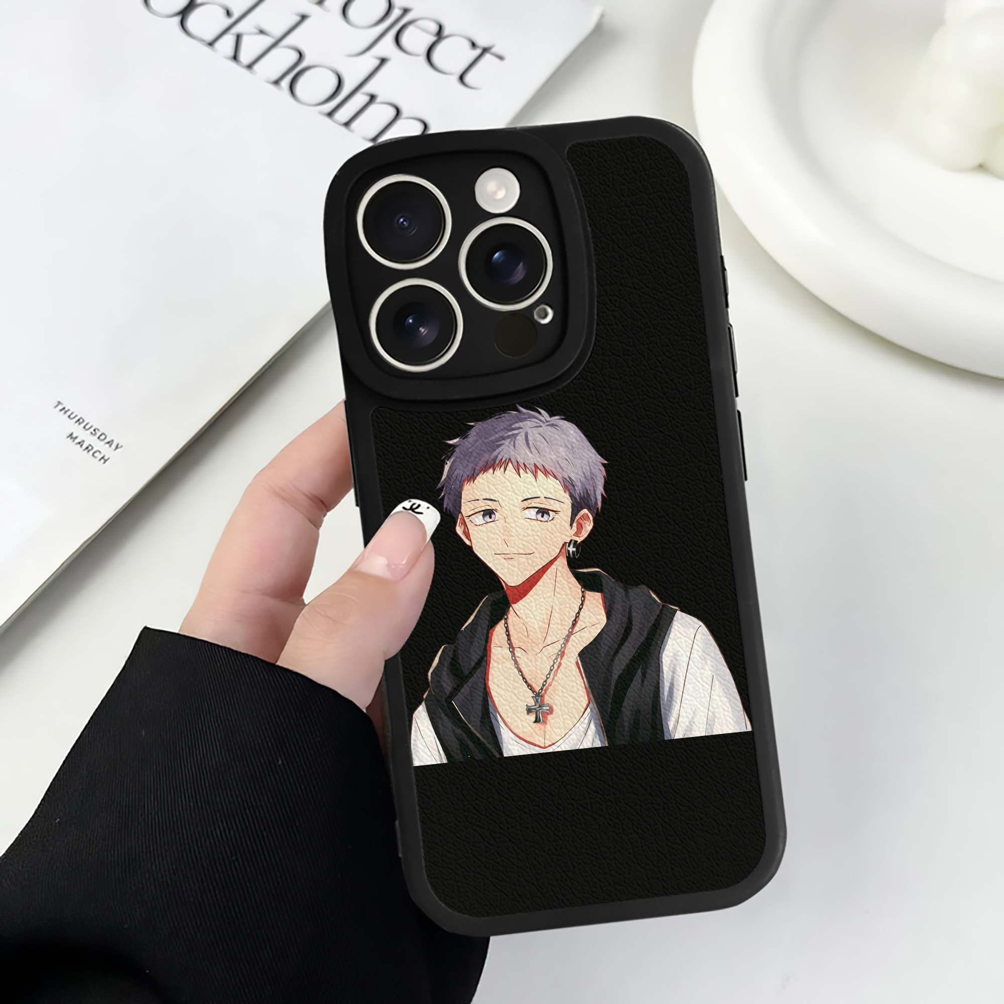 （画像用） 東京リベンジャーズ Tokyo Revengers 【iPhone 16シリーズ対応】シリコンスマホケース（レザー調） 材質：シリコン